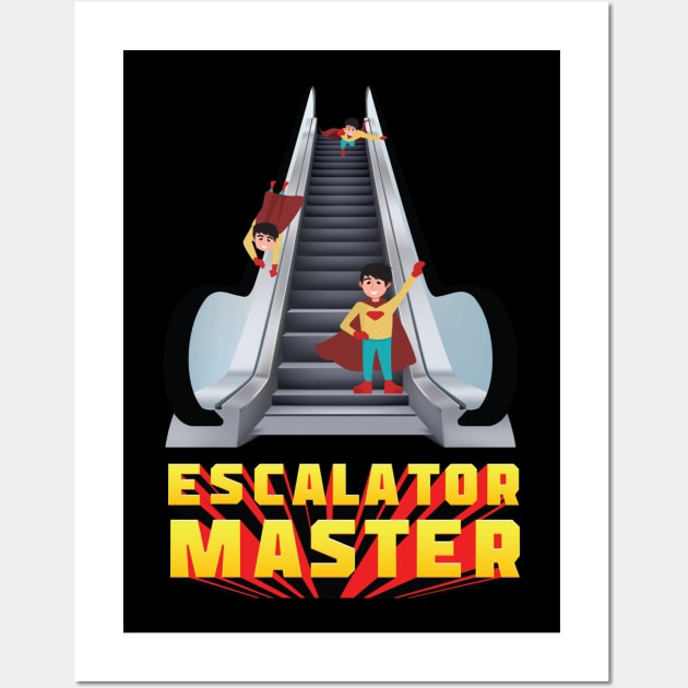 Escalator master Wall Art by Tianna Bahringer